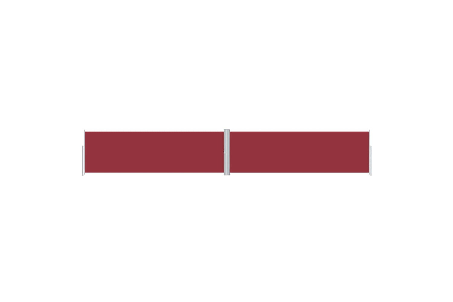 vidaXL 318035 Retractable Side Awning Red 160x1000cm