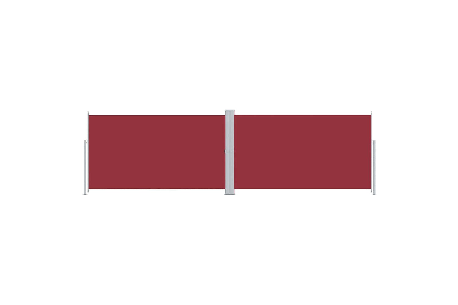 vidaXL 318005 Retractable Side Awning Red 180x600cm