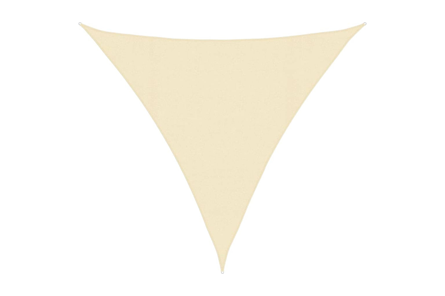 vidaXL 311205 Sunshade Sail 160 G/mÂ² Cream 4.5x4.5x4.5 M Hdpe