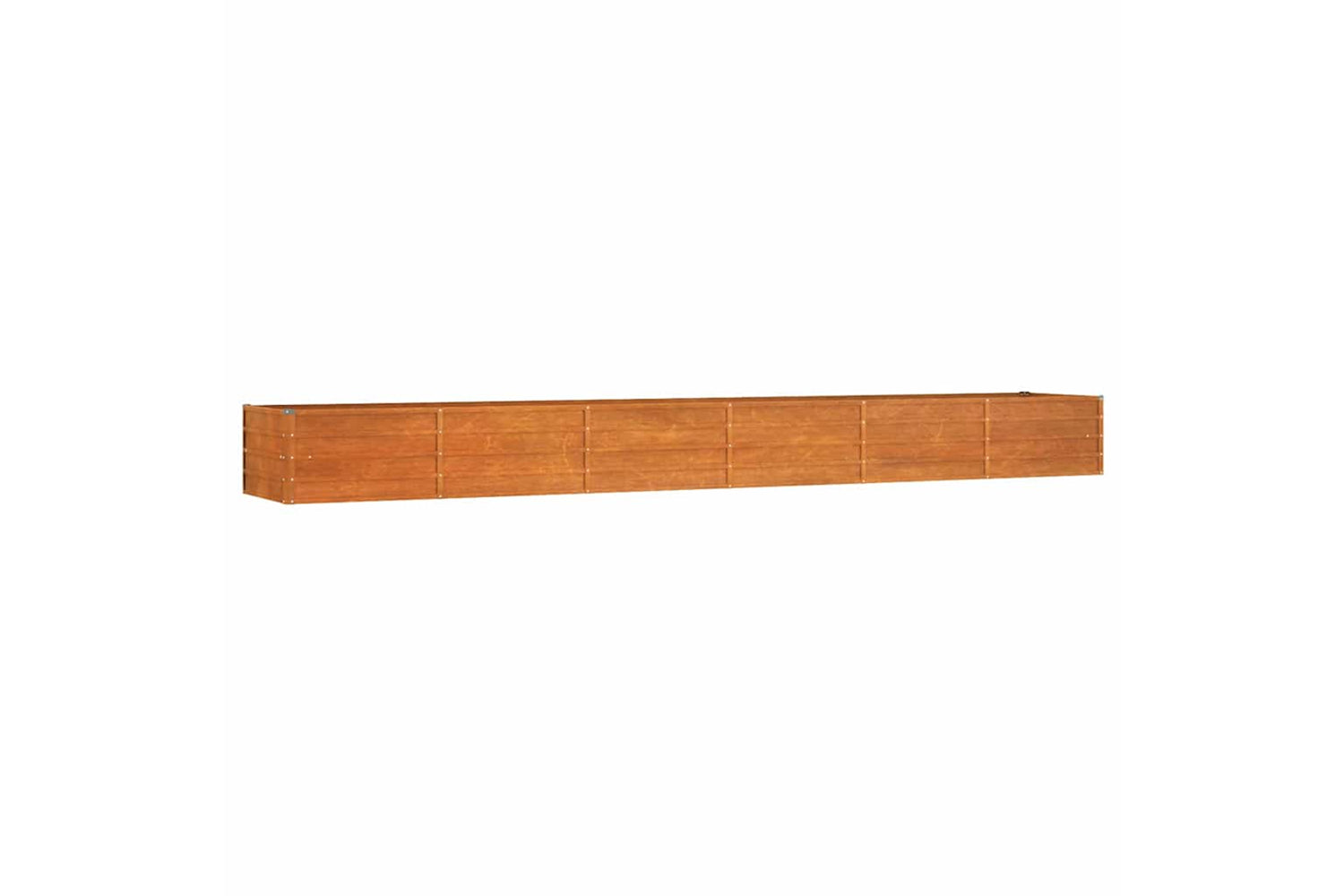 Vidaxl Garden Raised Bed Rusty 480x80x45 Cm Corten Steel