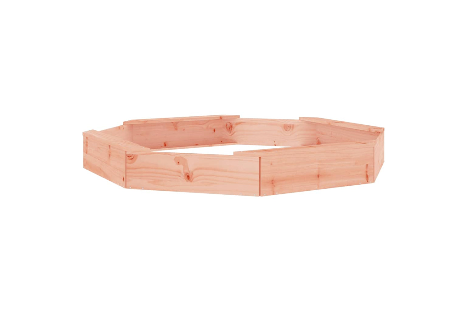 vidaXL 825021 Sandbox With Seats Octagon Solid Wood Douglas