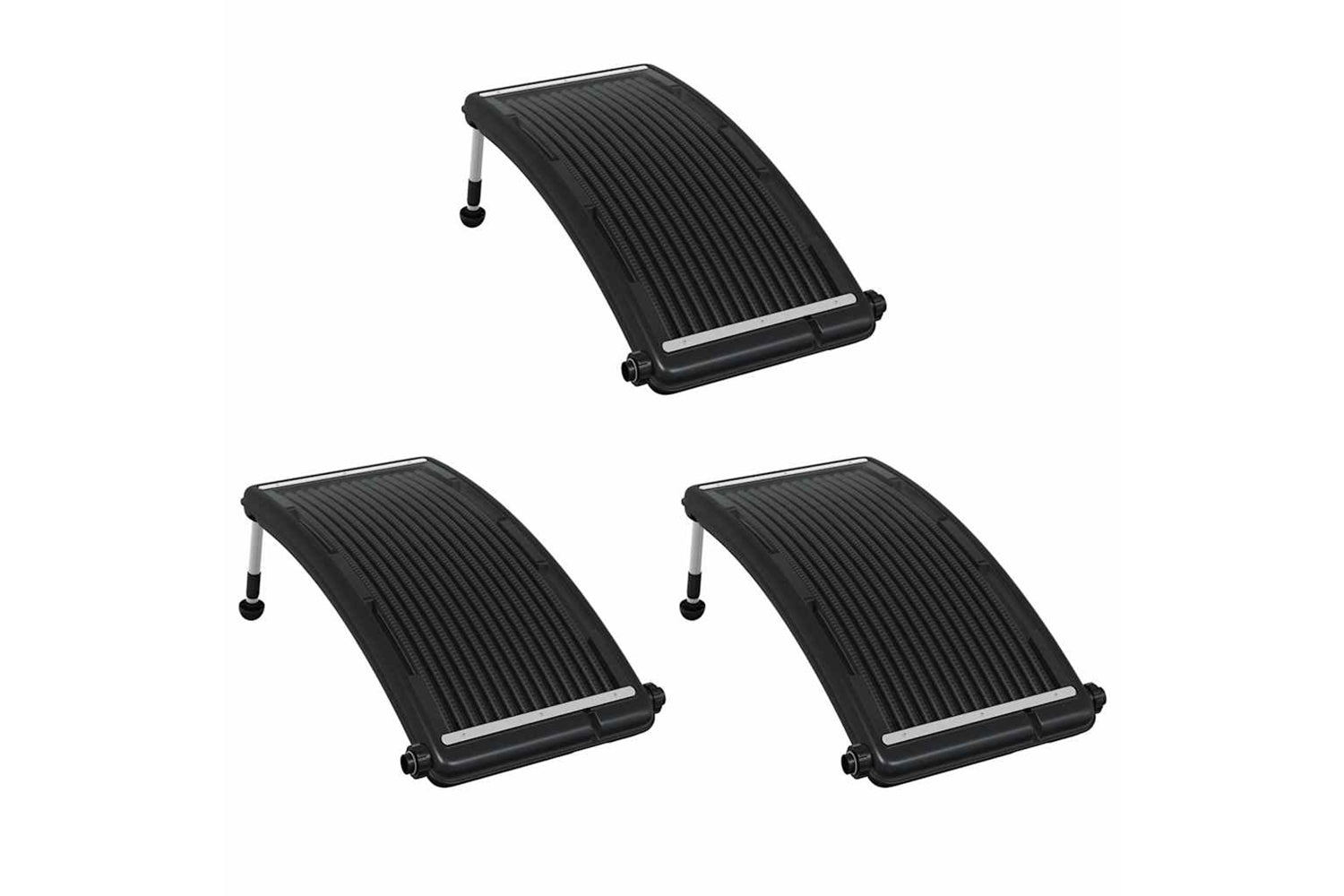 vidaXL 3095463 Curved Pool Solar Heating Panels 3 Pcs 110x65cm