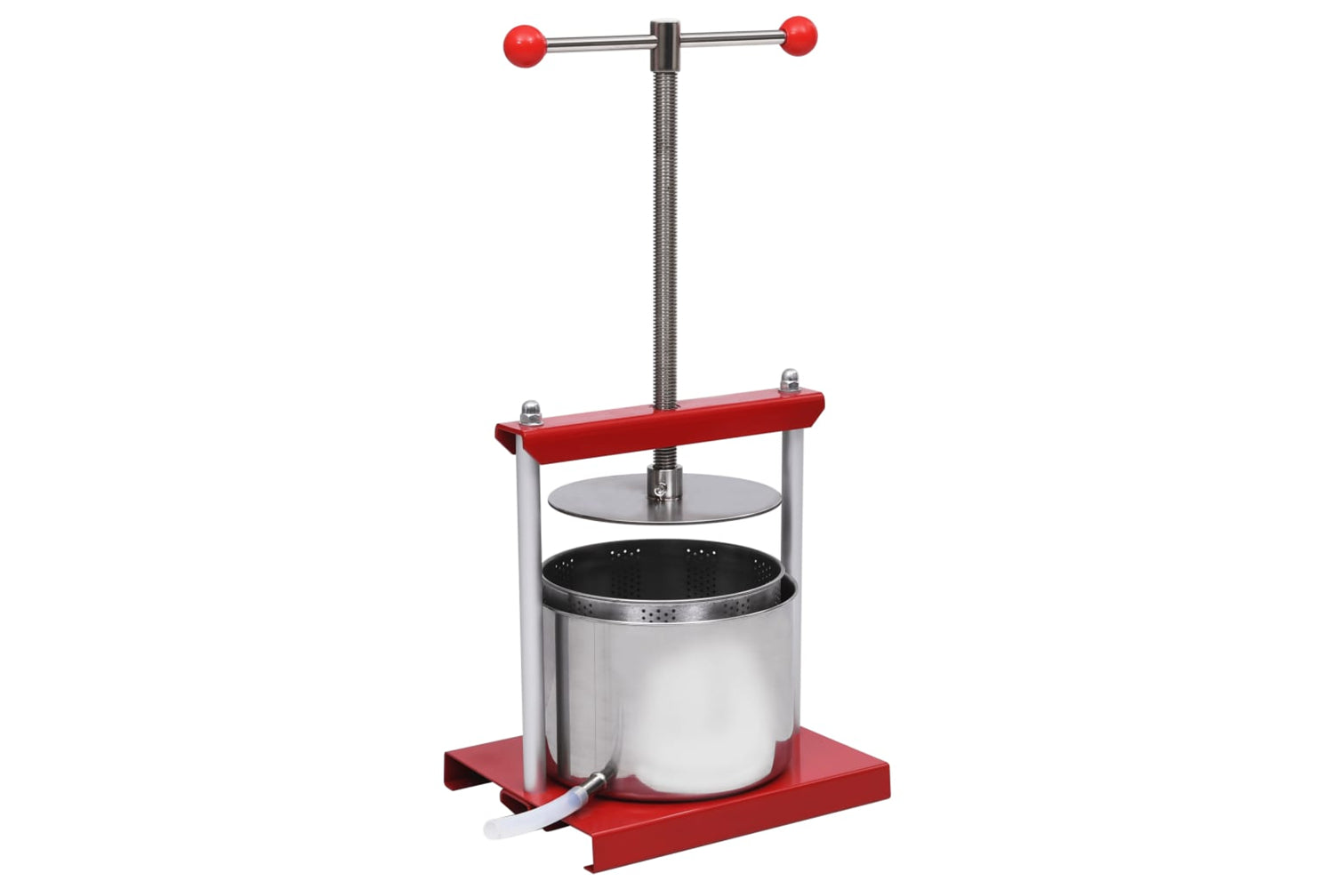 vidaXL 146897 Fruit And Wine Press Stainless Steel 6 L