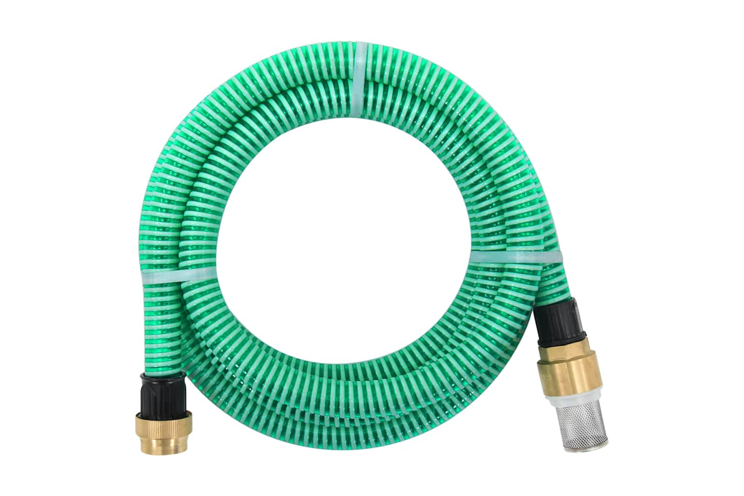 vidaXL 151046 Suction Hose With Brass Connectors 10 M 25mm Green