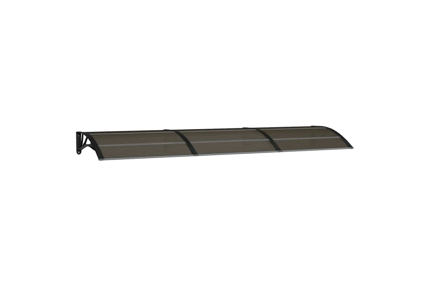 vidaXL 153584 Door Canopy Black 300x80cm Polycarbonate