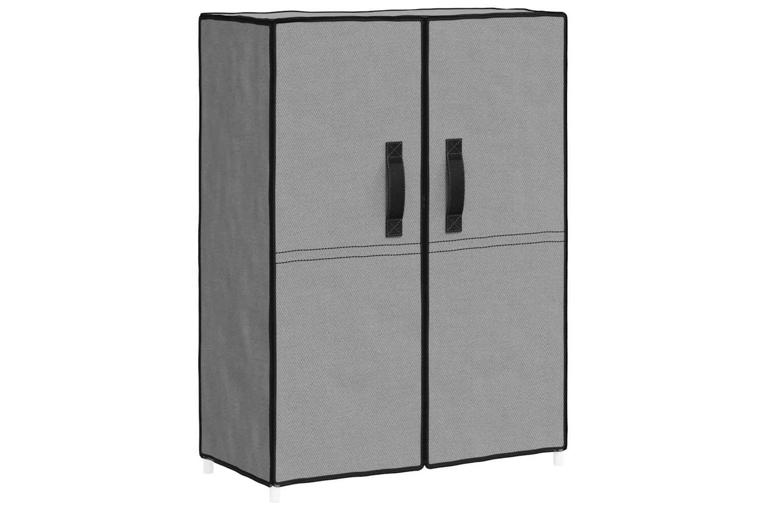 vidaXL 337262 Shoe Cabinet Grey 60x28x90cm Fabric