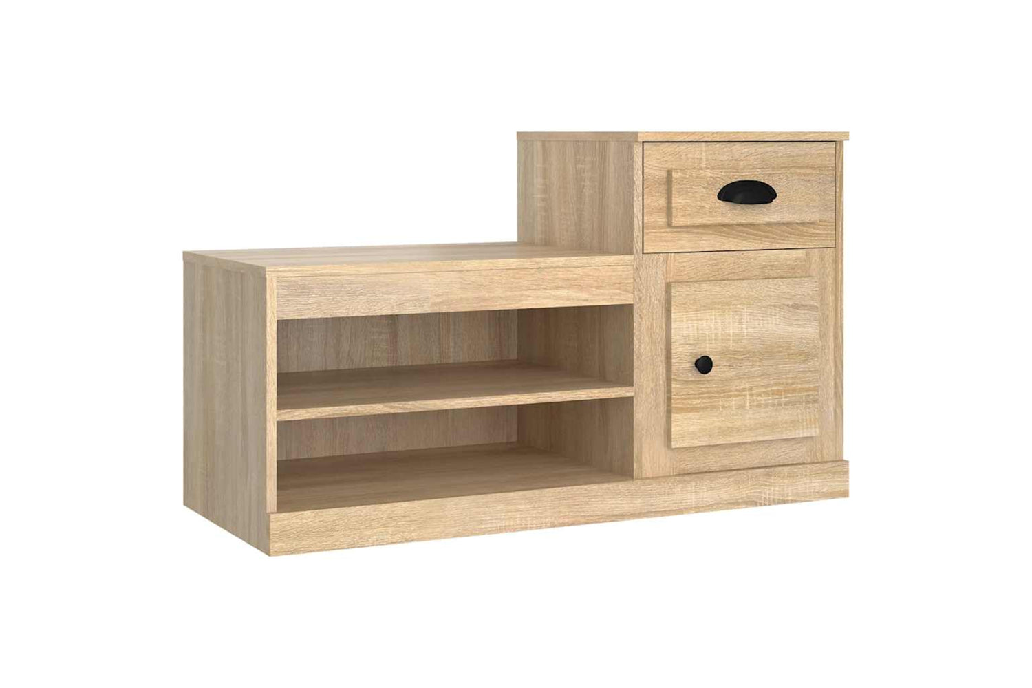 vidaXL 816419 Shoe Cabinet Sonoma Oak 100x42x60cm Engineered Wood
