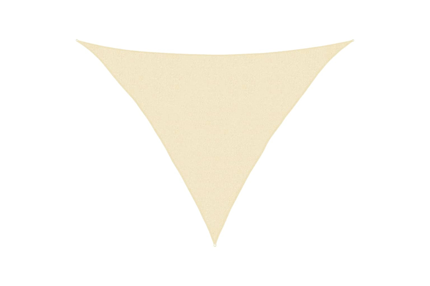 Vidaxl 311196 Sunshade Sail 160 G/mâ² Cream 2.5x2.5x3.5 M Hdpe