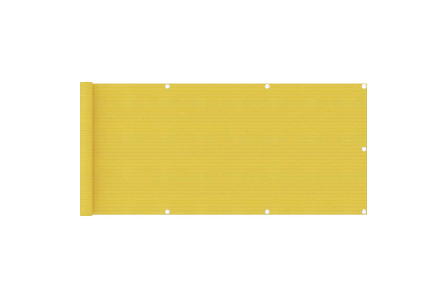 vidaXL 310994 Balcony Screen Yellow 75x500cm Hdpe