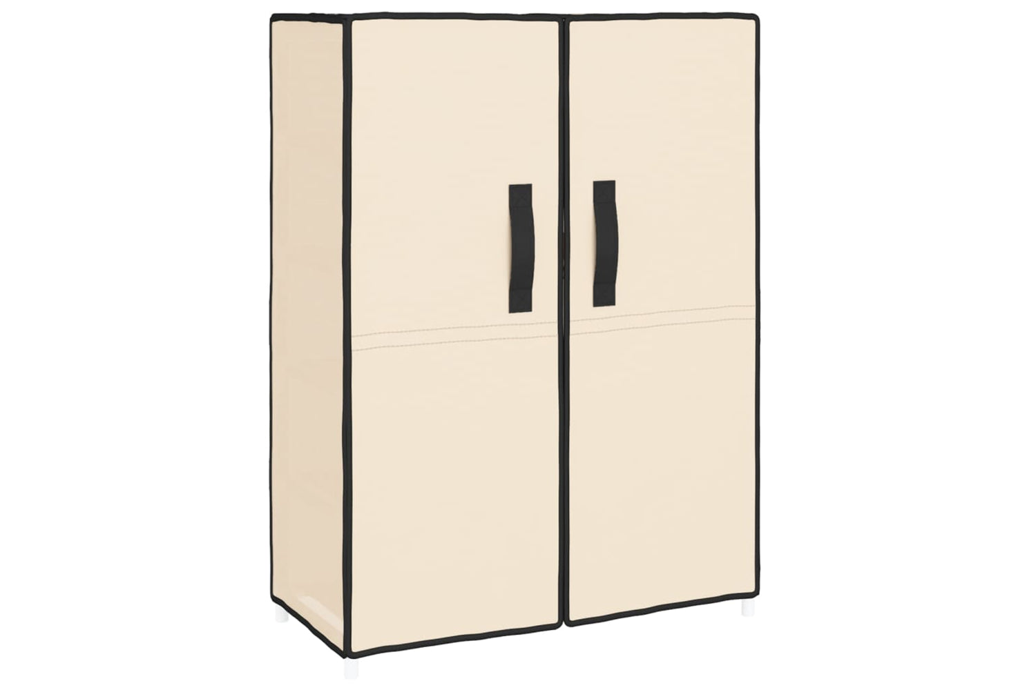 vidaXL 337263 Shoe Cabinet Cream 60x28x90cm Fabric