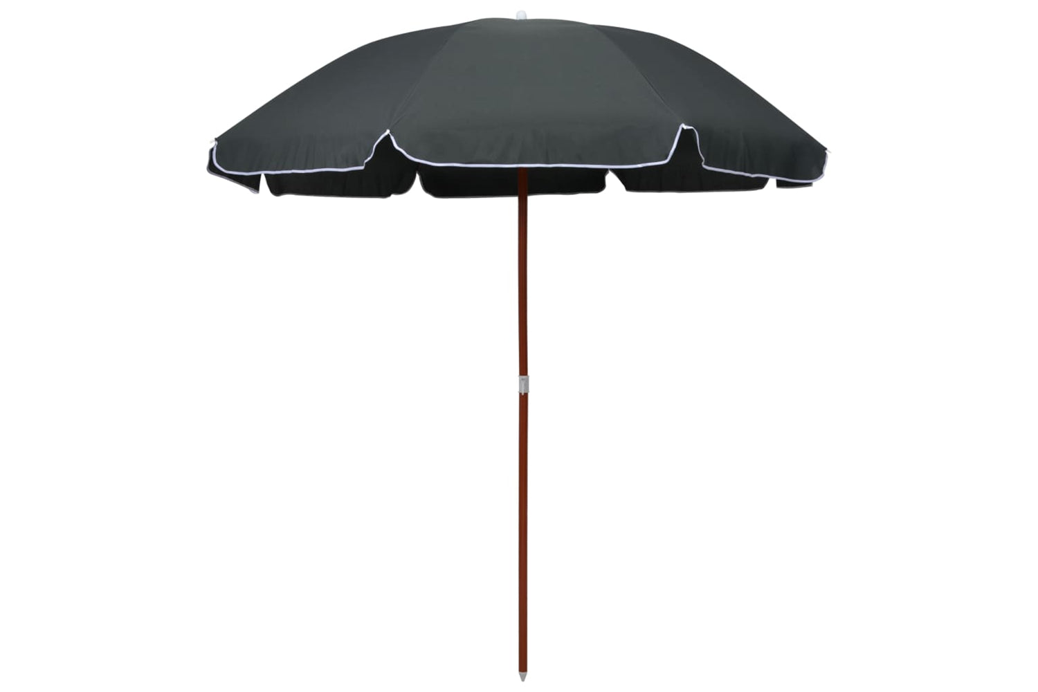 vidaXL 47805 Parasol With Steel Pole 240cm Anthracite