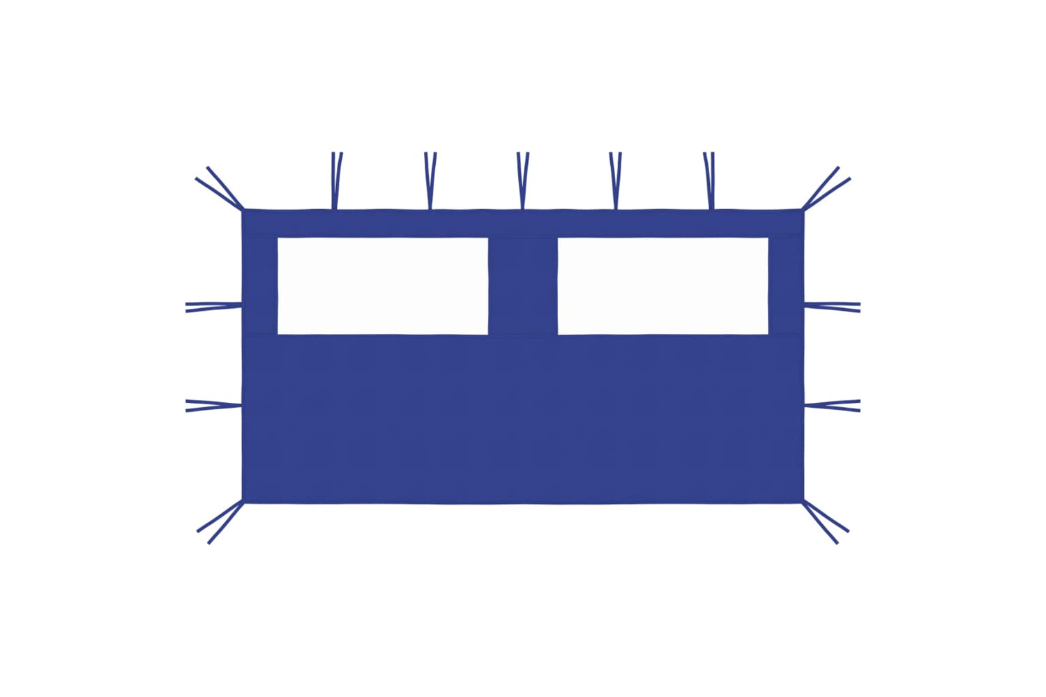 Vidaxl 3070422 Gazebo Sidewall With Windows 4x2 M Blue