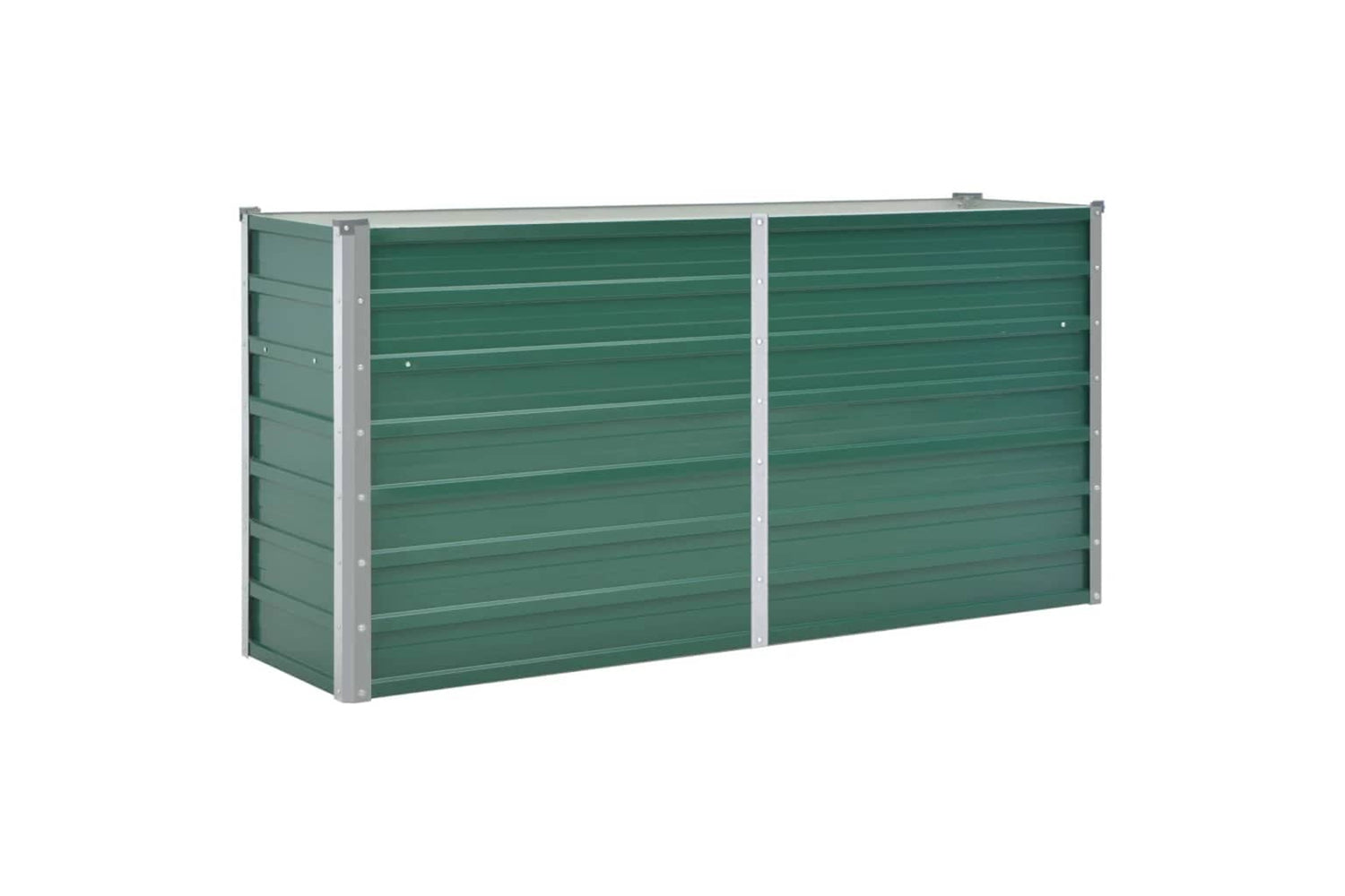 vidaXL 44849 Garden Raised Bed Galvanised Steel 160x40x77cm Green