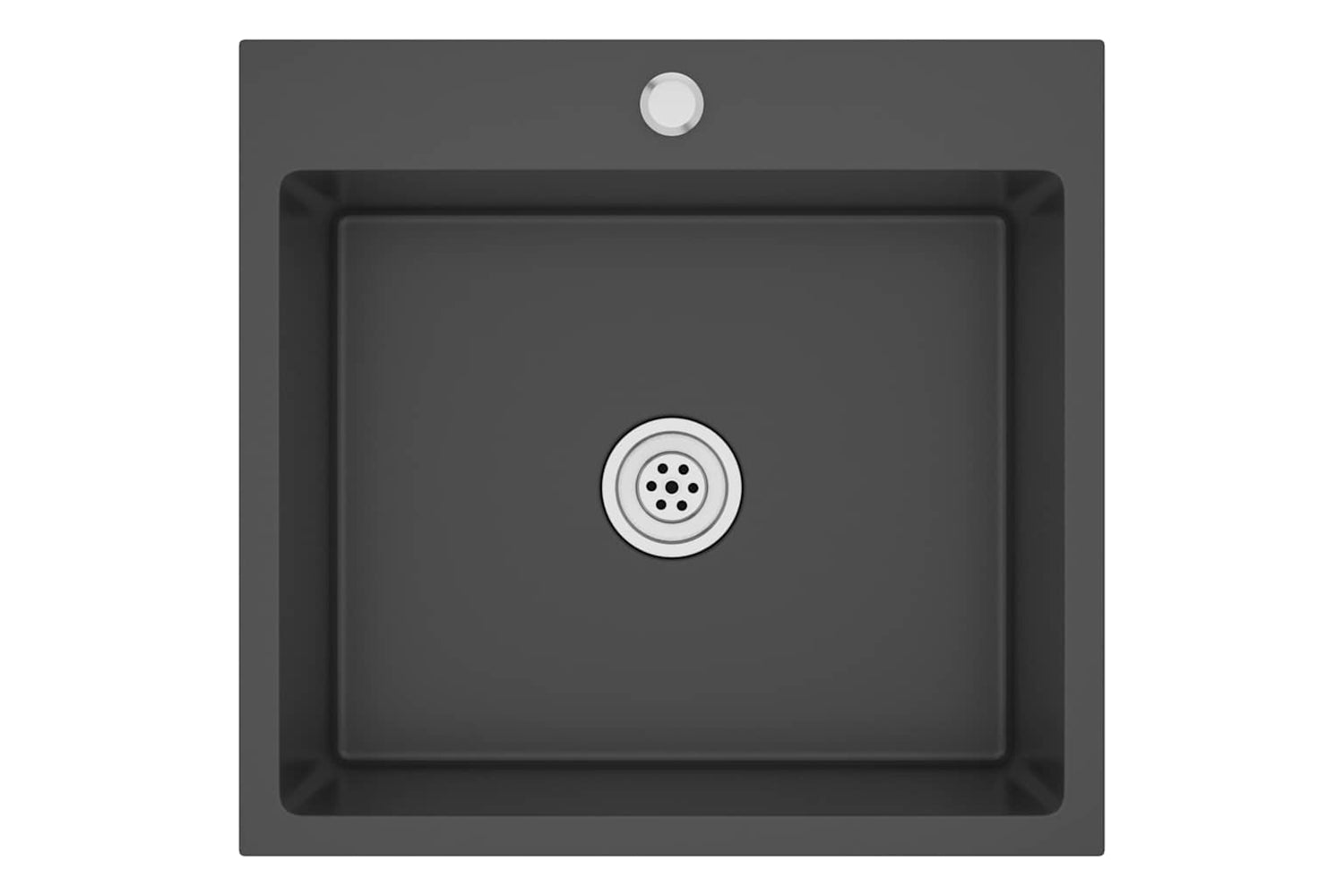 Vidaxl 51509 Handmade Kitchen Sink Black Stainless Steel