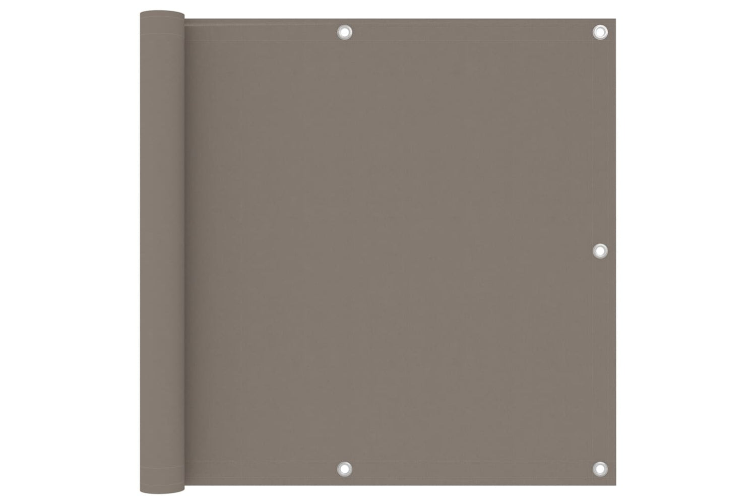 vidaXL 134989 Balcony Screen Taupe 90x400cm Oxford Fabric