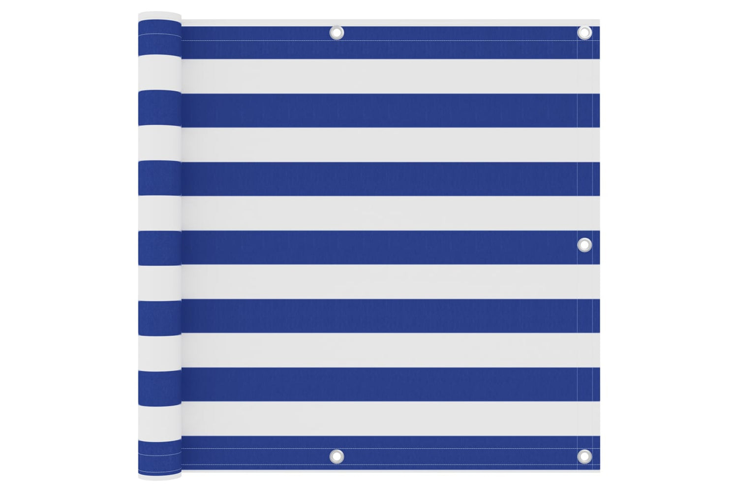 vidaXL 134917 Balcony Screen White And Blue 90x400cm Oxford Fabric