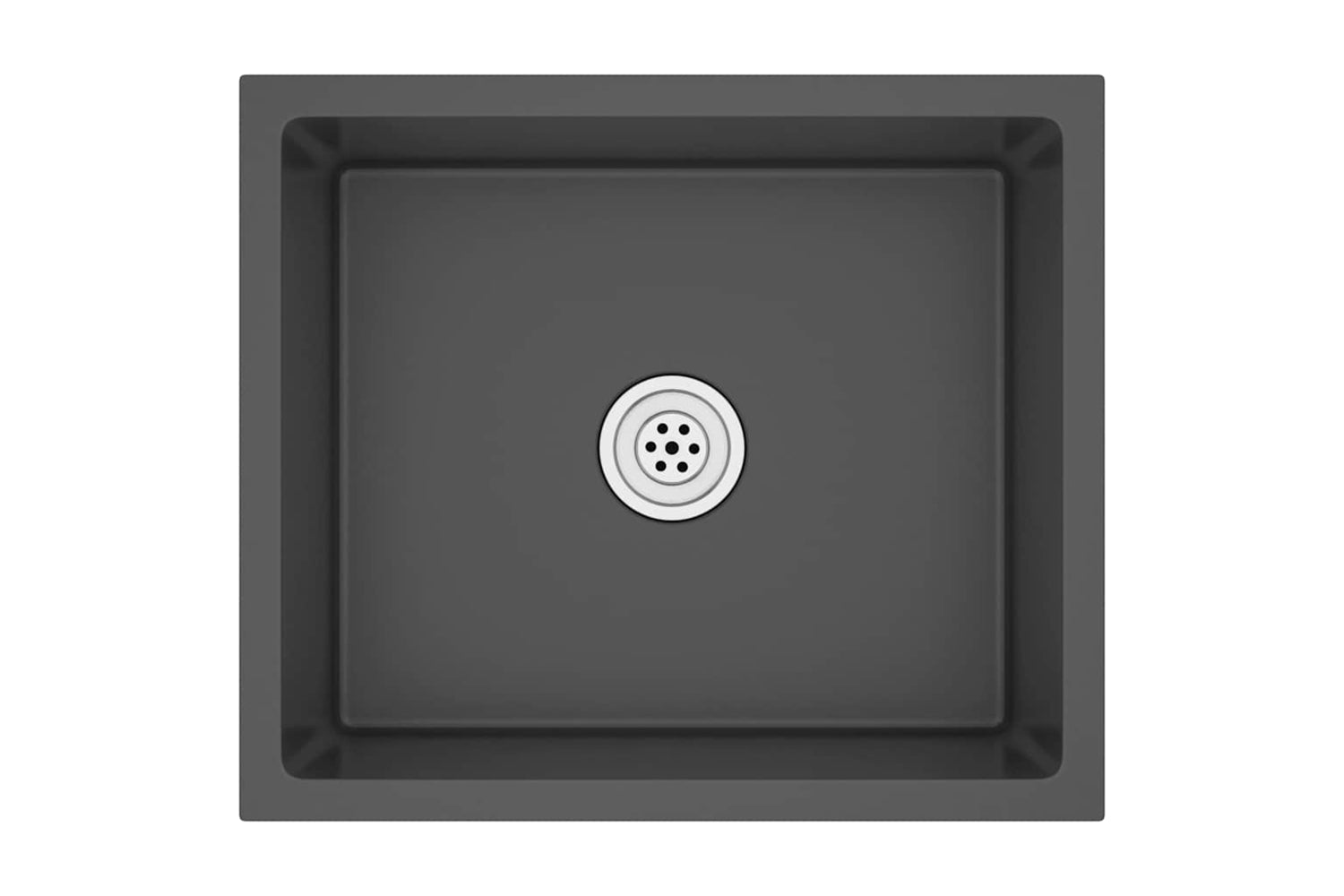 Vidaxl 51503 Handmade Kitchen Sink Black Stainless Steel