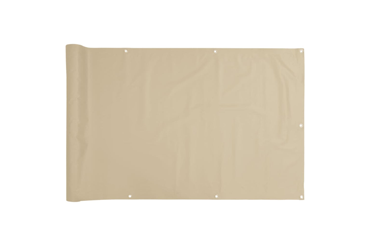 vidaXL 134946 Balcony Screen Beige 120x500cm Oxford Fabric