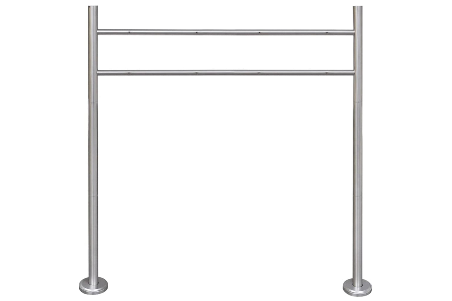 Vidaxl 50355 Stainless Steel Stand For Double Mailbox