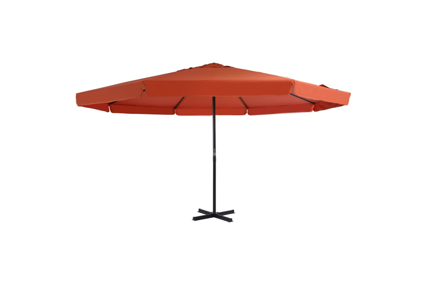vidaXL 44477 Outdoor Parasol With Aluminium Pole 500cm Terracotta