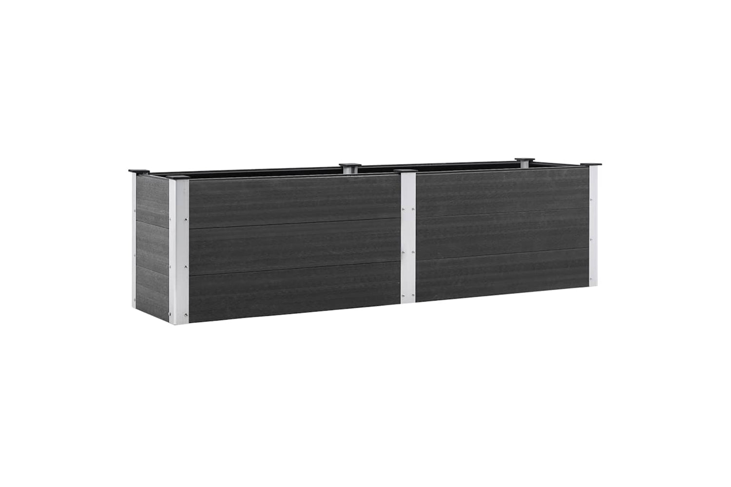 vidaXL 318095 Garden Raised Bed 200x50x54cm Wpc Grey