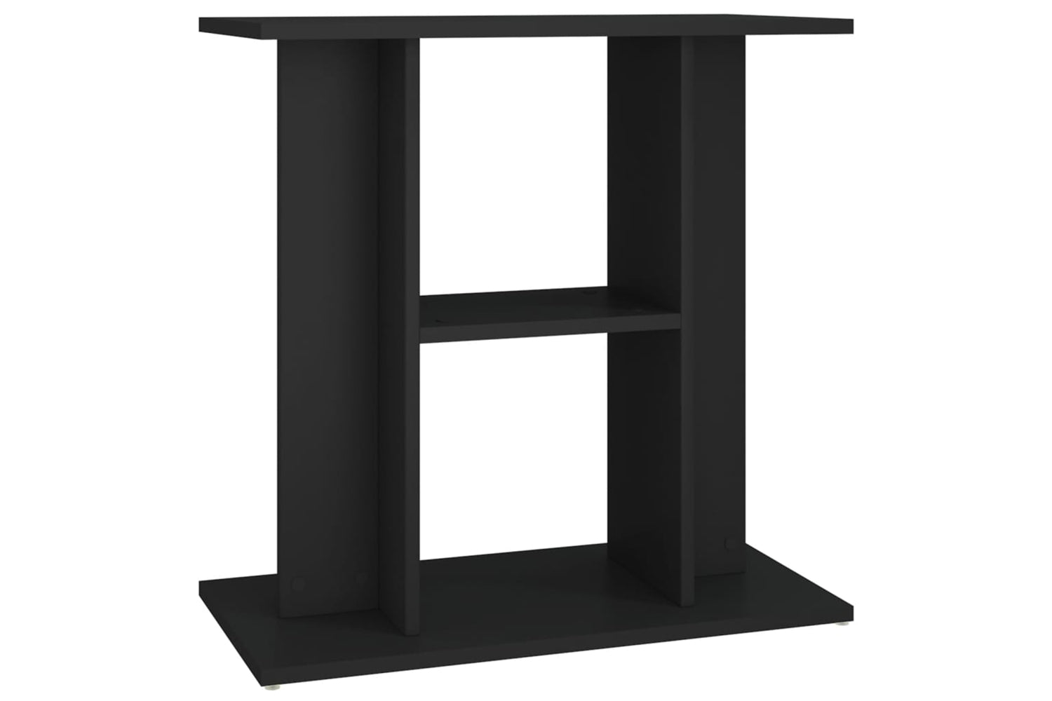 vidaXL 833568 Aquarium Stand Black 60x30x60cm Engineered Wood