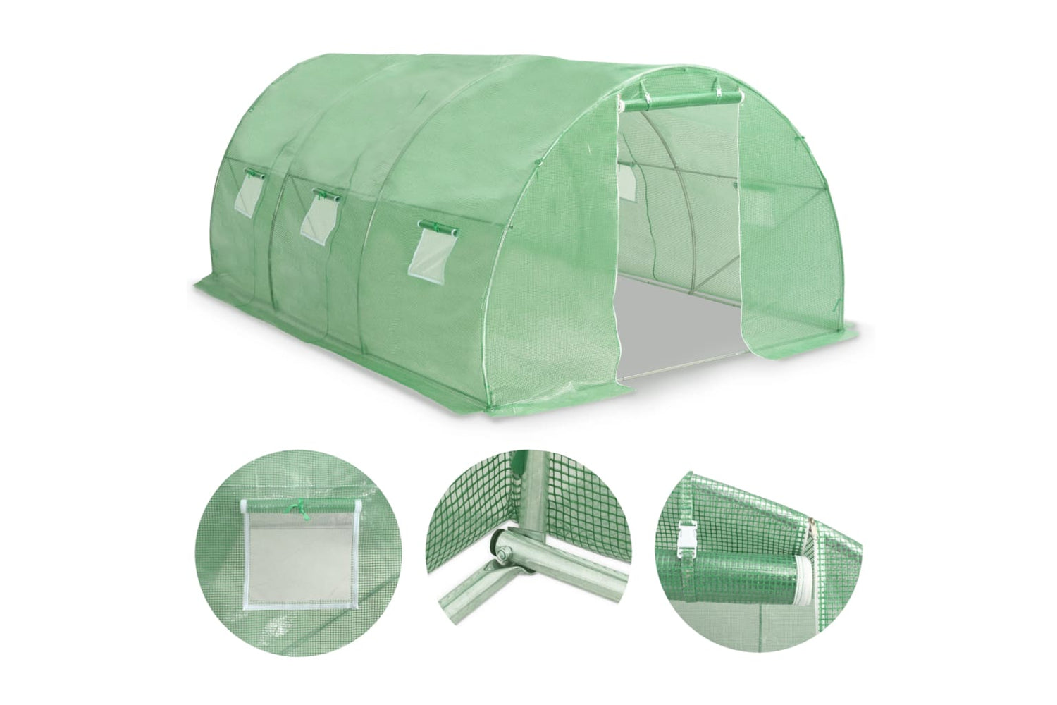 vidaXL 45535 Greenhouse 13.5mÂ² 450x300x200cm
