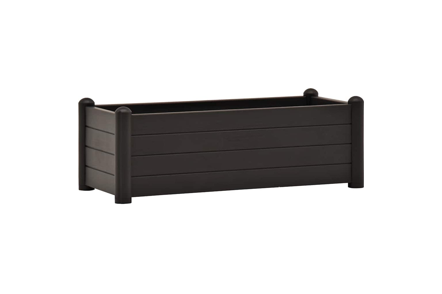 vidaXL 313977 Garden Raised Bed Pp Anthracite 100x43x35cm