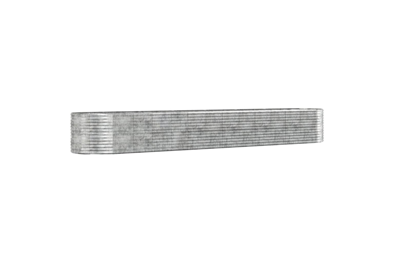vidaXL 319087 Garden Raised Bed Silver 554x100x68cm Powder-coated Steel