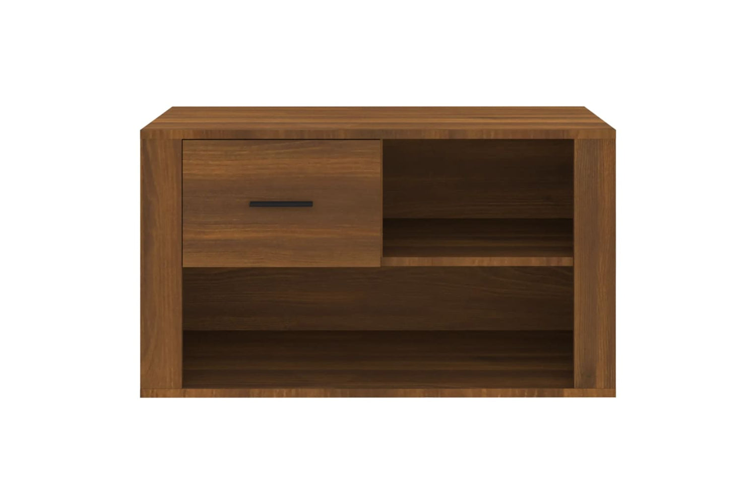 vidaXL 816759 Shoe Cabinet Brown Oak 80x35x45cm Engineered Wood-4