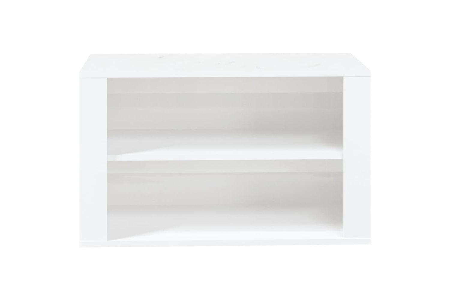 vidaXL 816898 Shoe Rack High Gloss White 75x35x45cm Engineered Wood-4