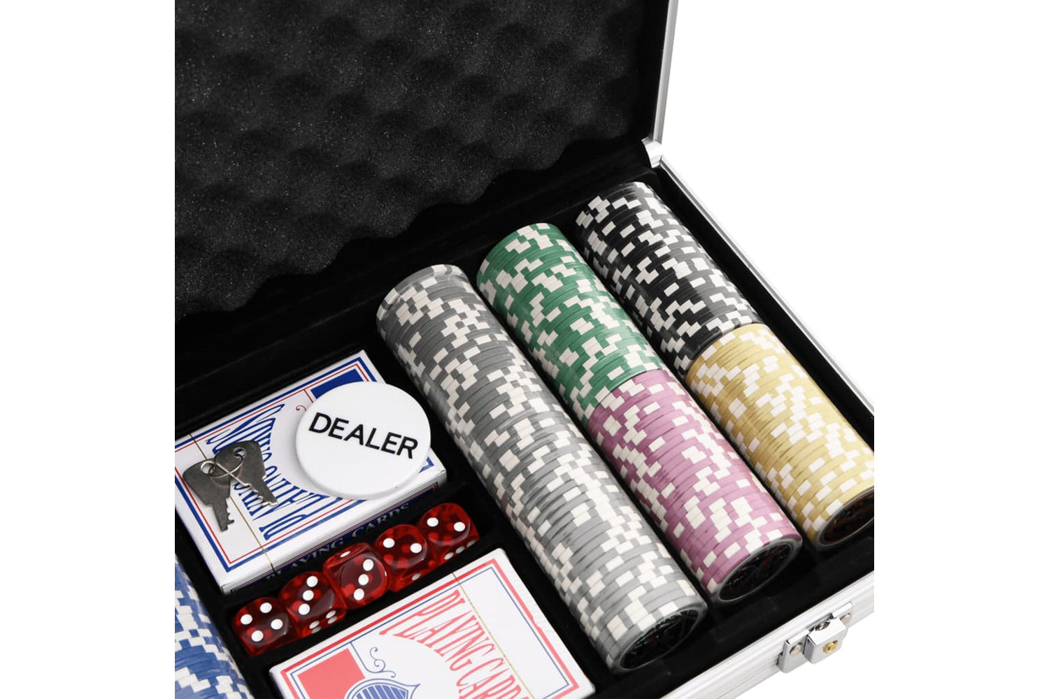 vidaXL 80417 Poker Chip Set 300 Pcs 11.5 G-6