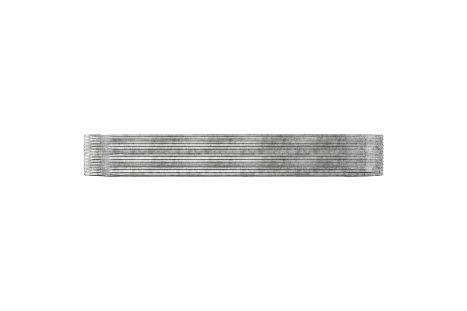vidaXL 319112 Garden Raised Bed Silver 447x140x68cm Powder-coated Steel-2