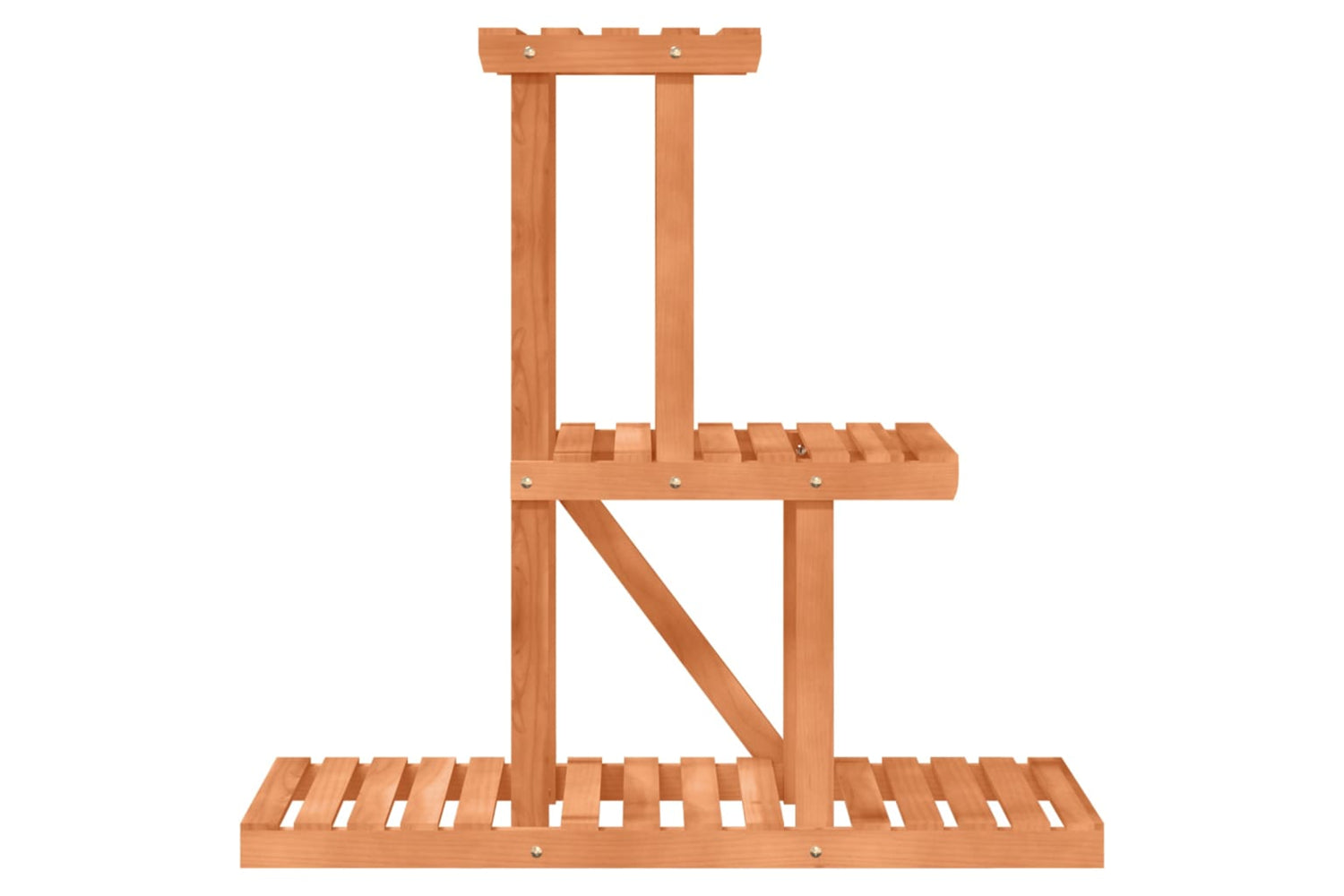 vidaXL 362872 Flower Stand 81x25x75.5cm Solid Wood Fir-3