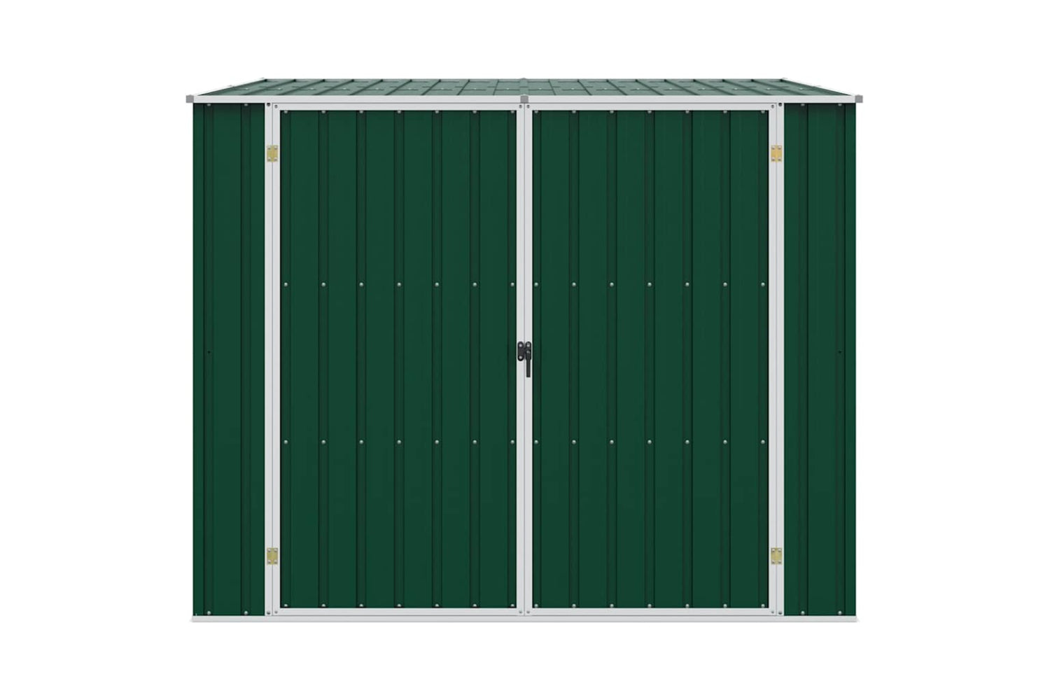 vidaXL 46253 Garden Shed Green 195x198x159cm Galvanised Steel-4