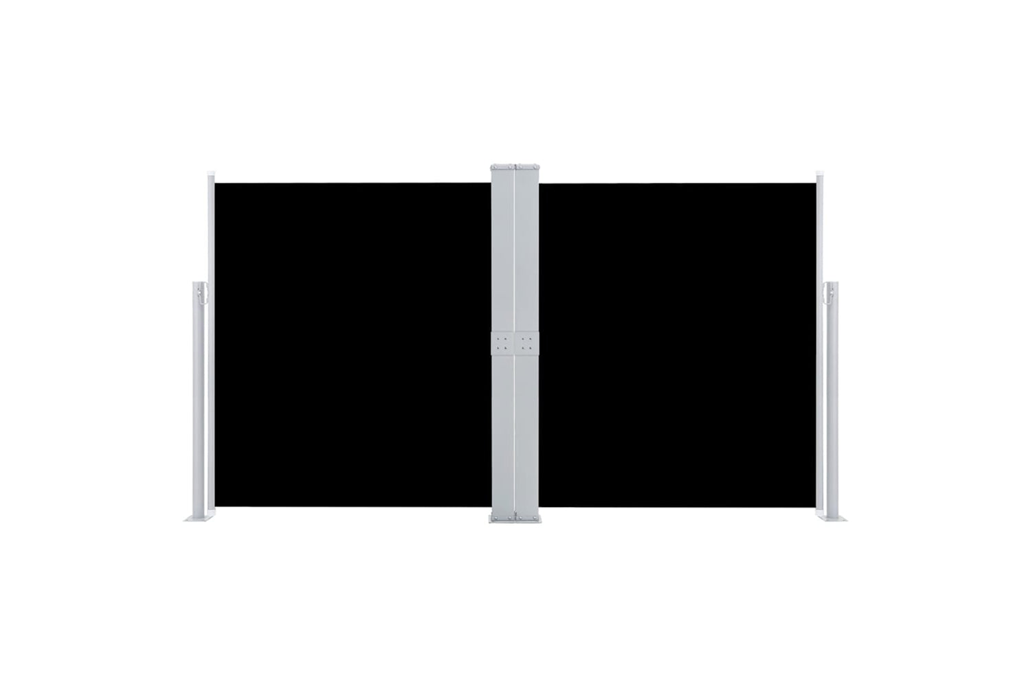 vidaXL 48454 Retractable Side Awning Black 140x600cm-2