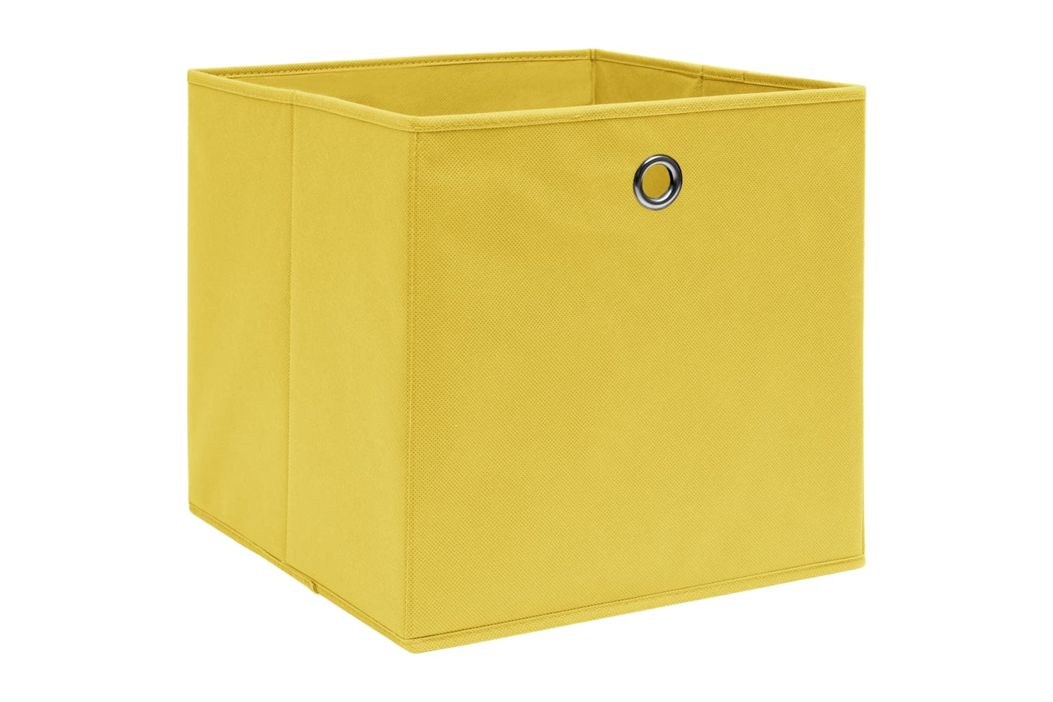 Vidaxl 288367 Storage Boxes 10 Pcs Yellow 32x32x32 Cm Fabric-2