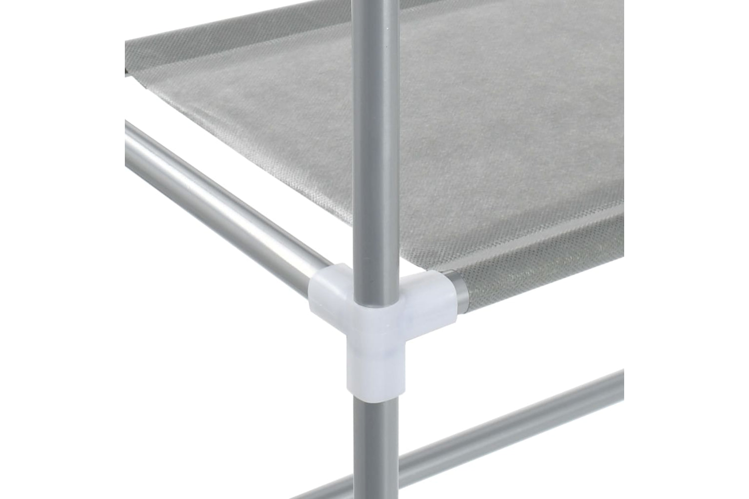vidaXL 282465 3-tier Storage Rack Over Laundry Machine Silver 69x28x169cm-6