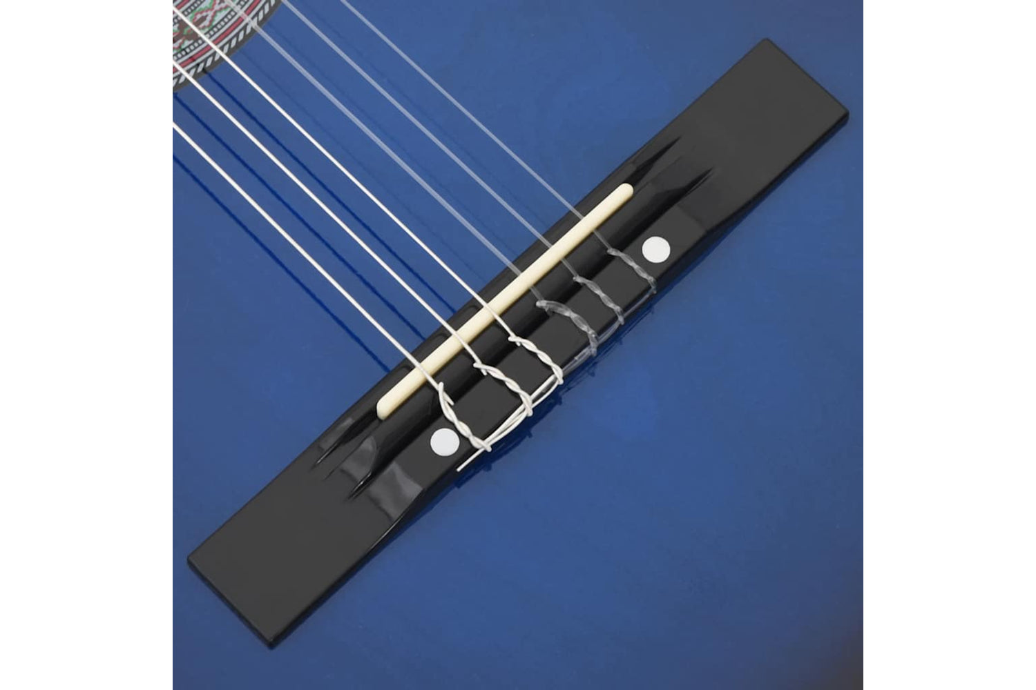 vidaXL 70134 Western Classical Cutaway Guitar With 6 Strings Blue Shaded 38-7