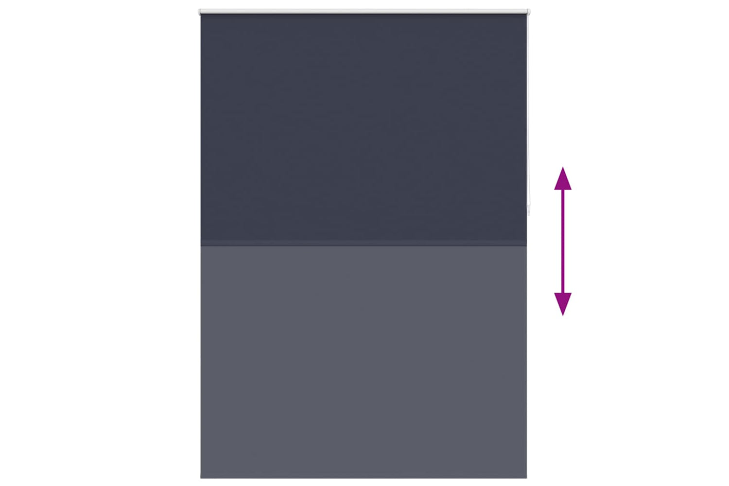 Vidaxl Roller Blind Blackout 160 X 230 Cm Marine-8