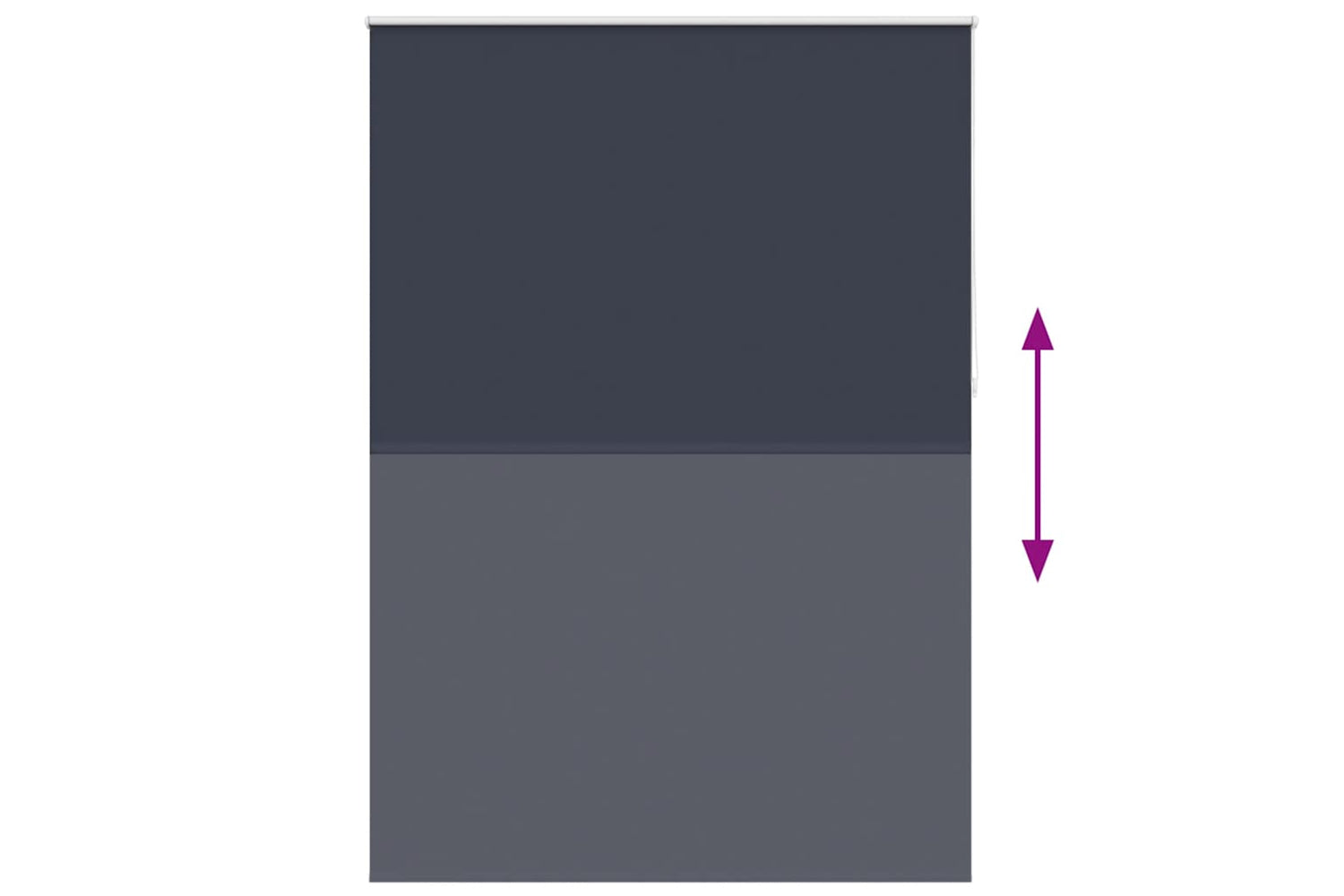 Vidaxl Roller Blind Blackout 140 X 230 Cm Marine-8