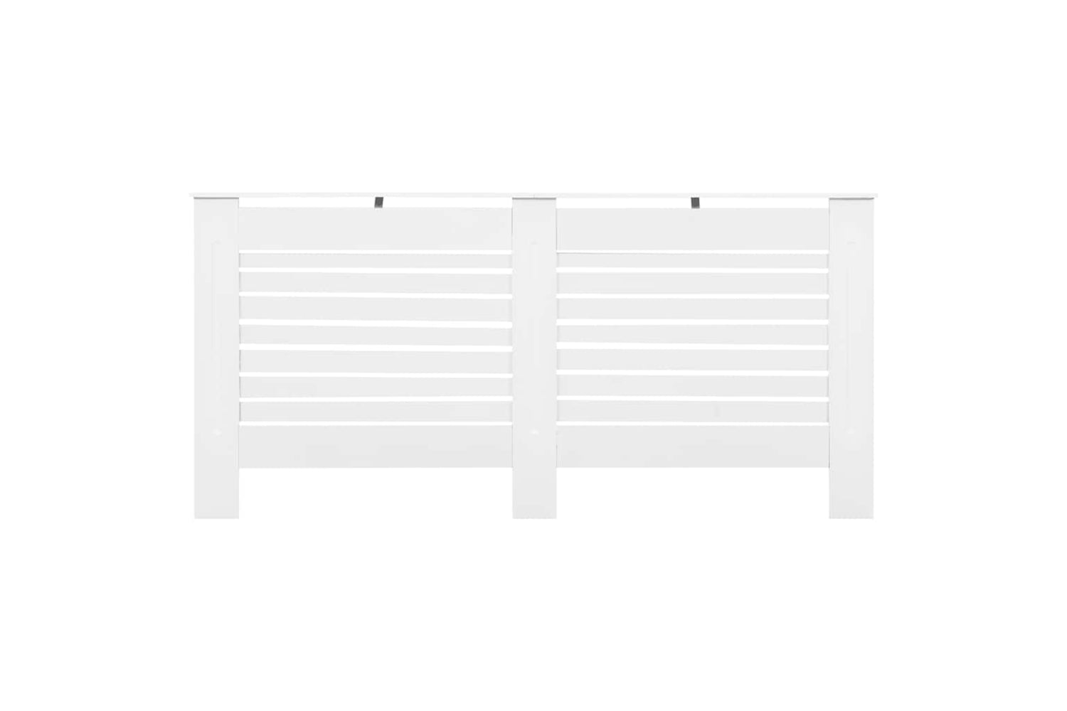 vidaXL 3051376 Radiator Covers 2 Pcs White 172x19x81.5cm Mdf-4