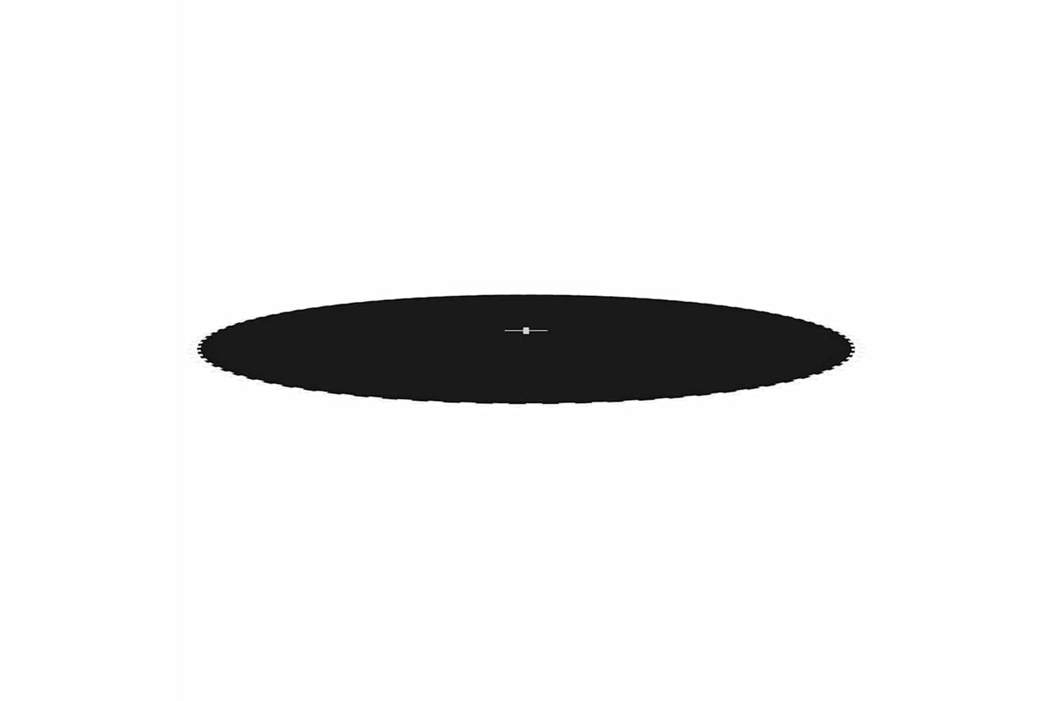 vidaXL 92407 Jumping Mat Fabric Black For 15 Feet/4.57 M Round Trampoline-2