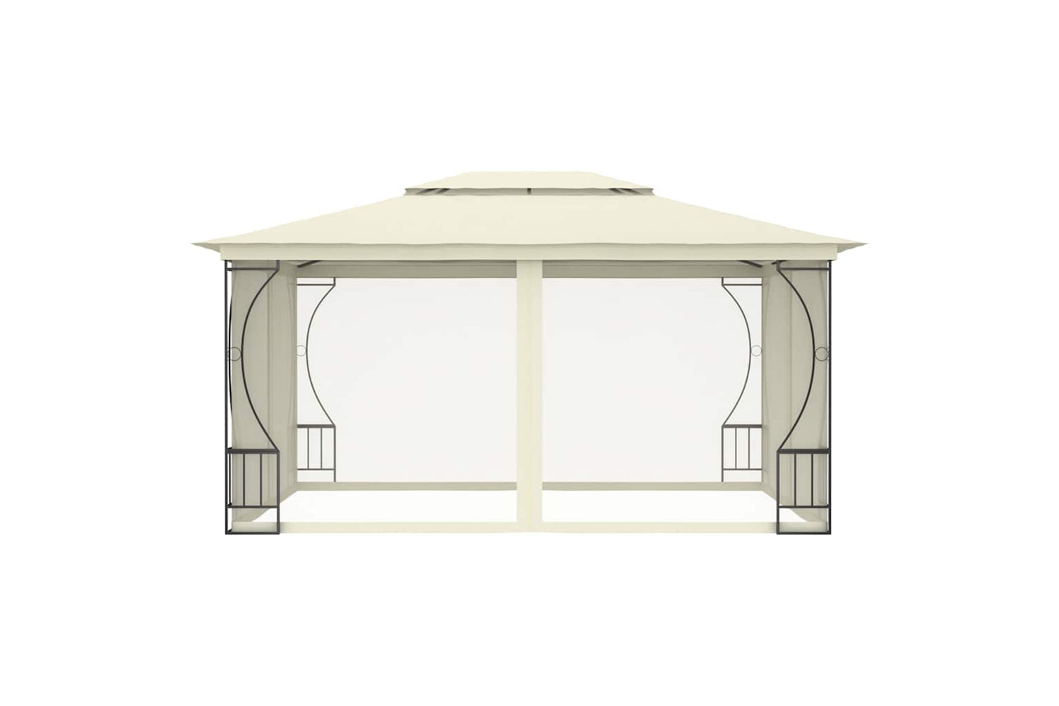 vidaXL 48596 Gazebo With Nets 300x400x265cm Cream-2