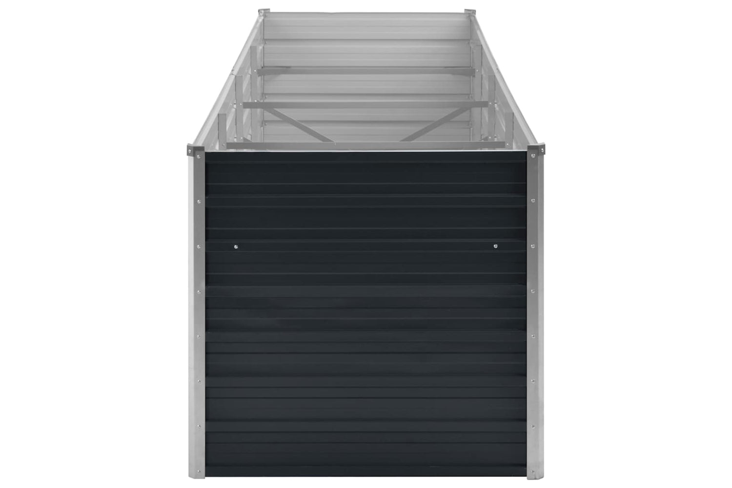 Vidaxl 45728 Garden Raised Bed Anthracite 320x80x77 Cm Galvanised Steel-4
