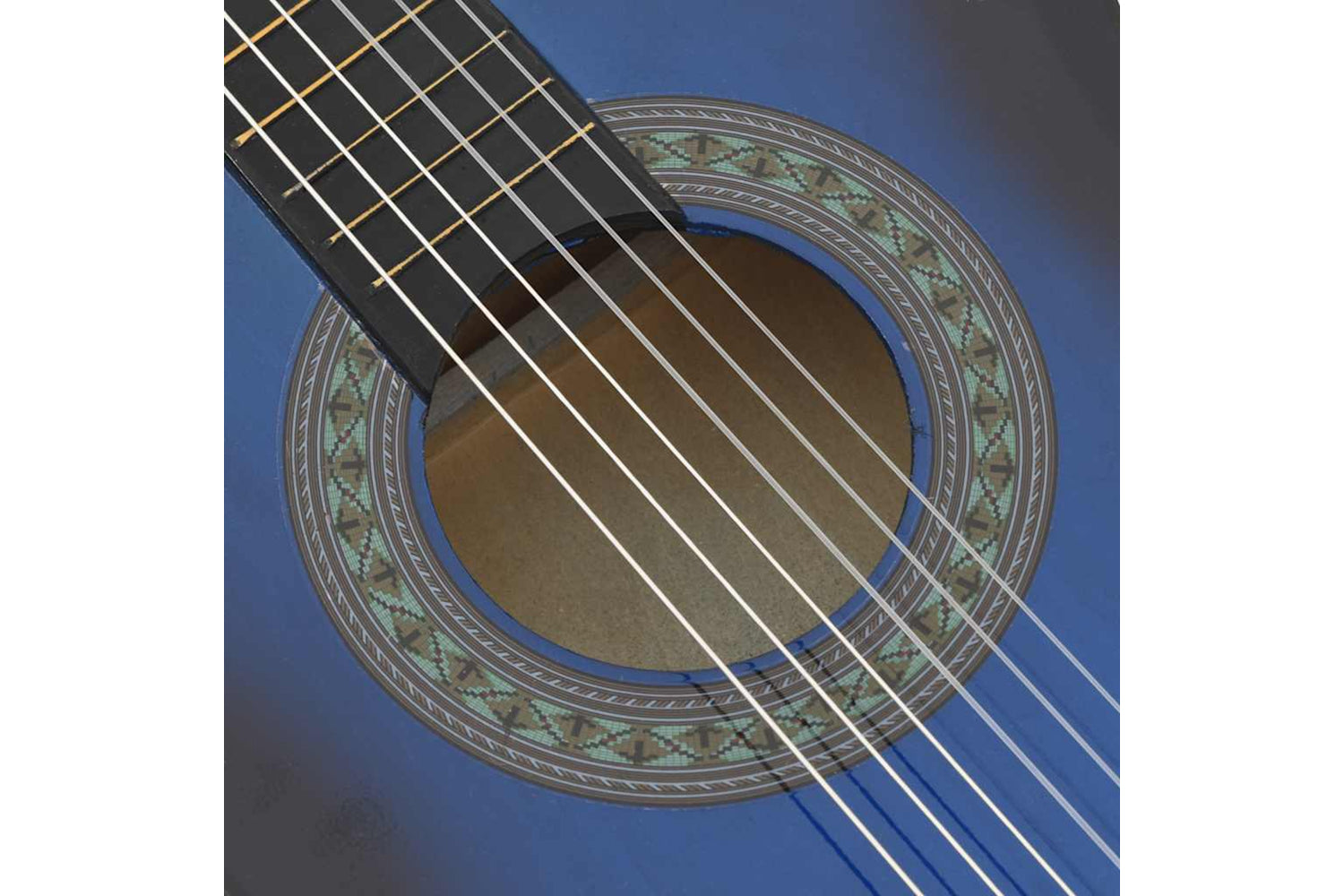 vidaXL 70116 Classical Guitar For Beginner And Kids Blue 3/4 36"-6