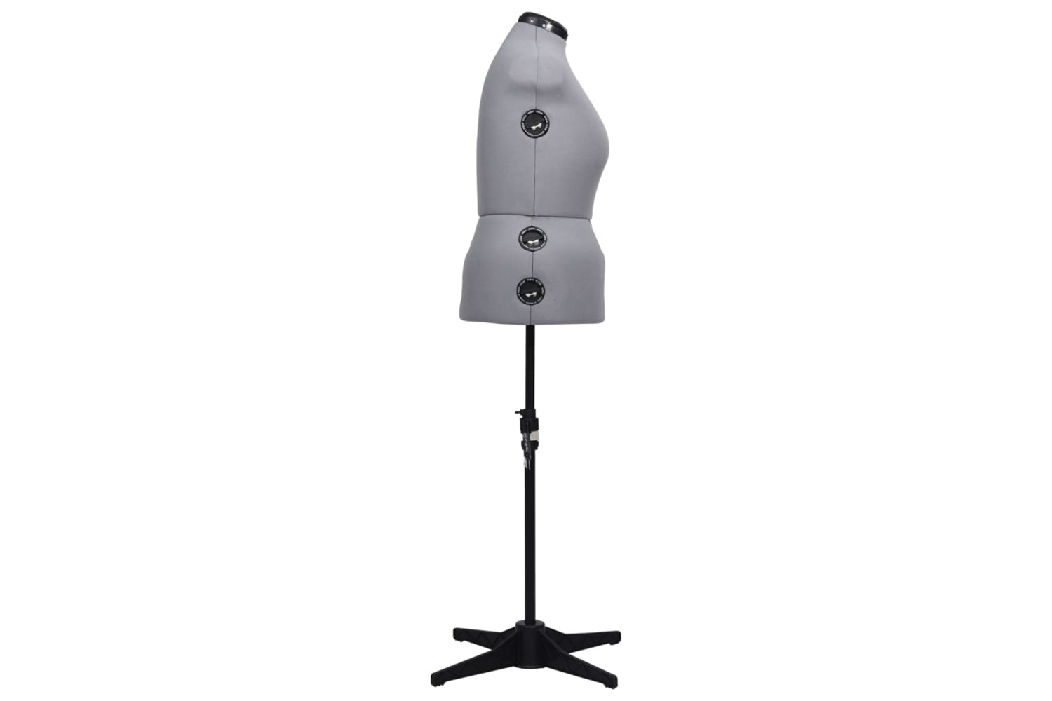 Vidaxl 288489 Adjustable Dress Form Female Grey L Size 44-50-3