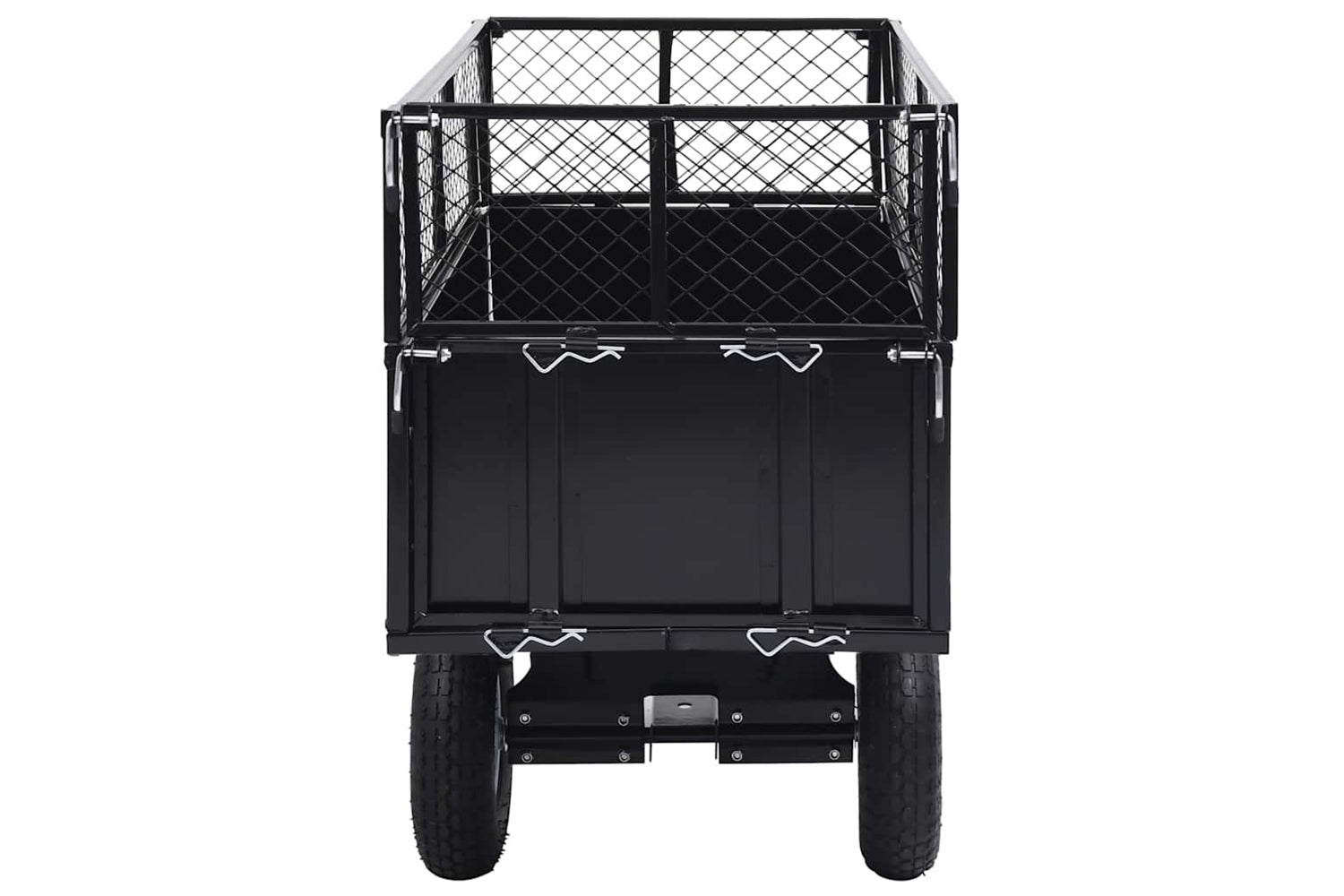 Vidaxl Tipping Trailer For Lawn Mower 150 Kg Load-4