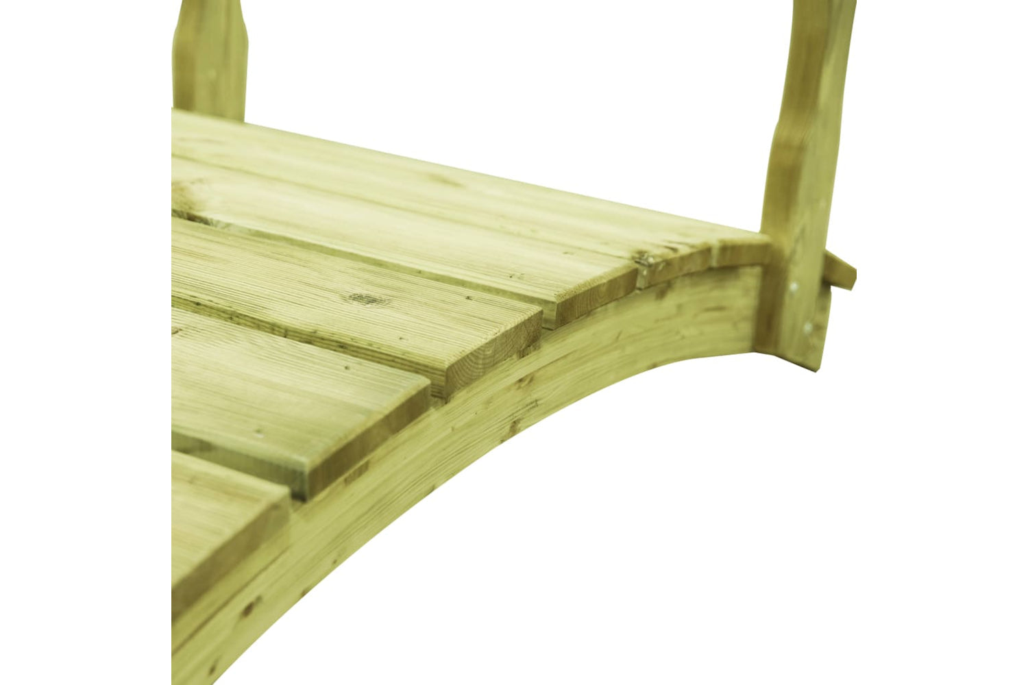 vidaXL 49112 Garden Bridge With Rail 170x74x105cm Impregnated Pinewood-4