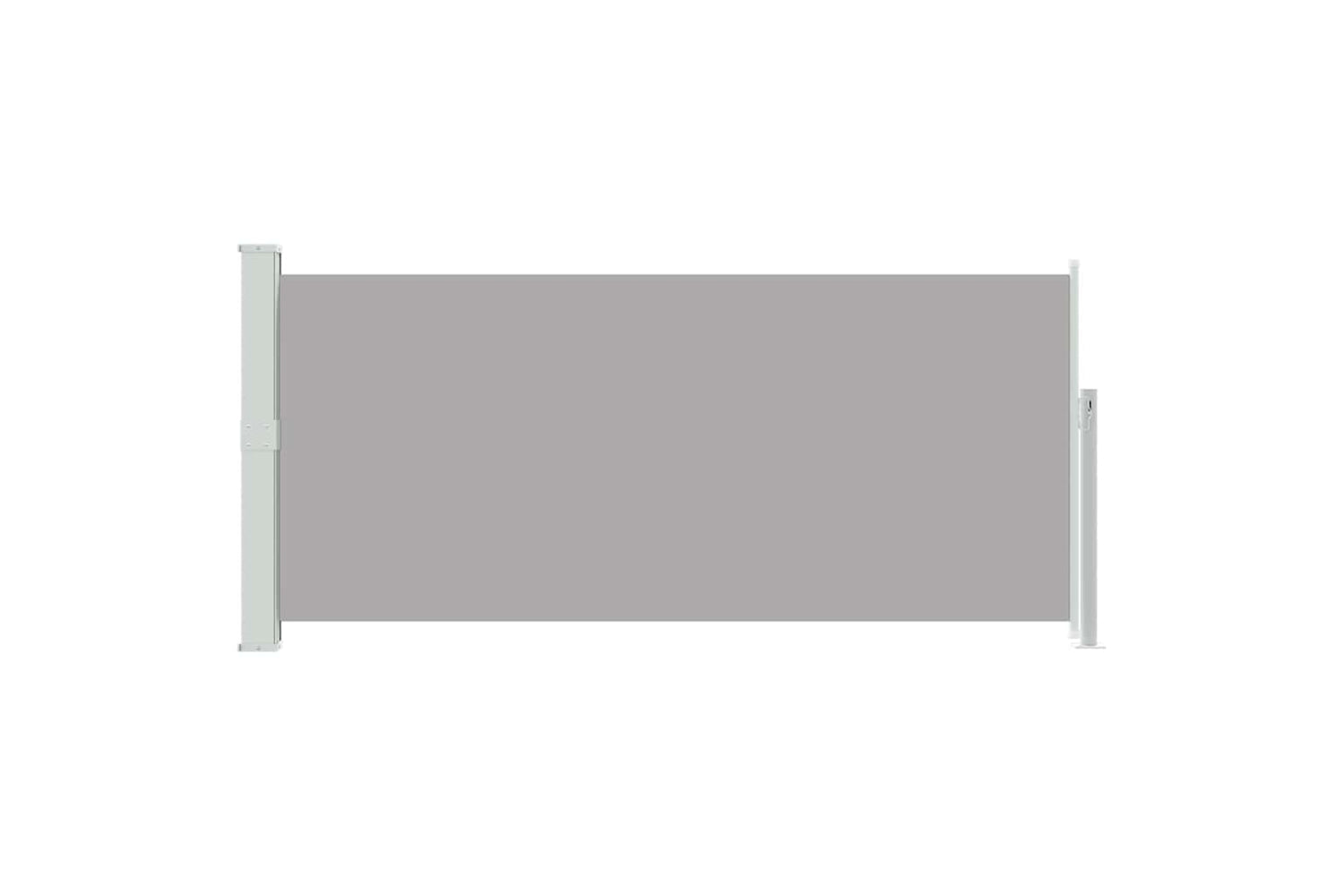 vidaXL 45357 Retractable Side Awning 140 X 300cm Grey-3